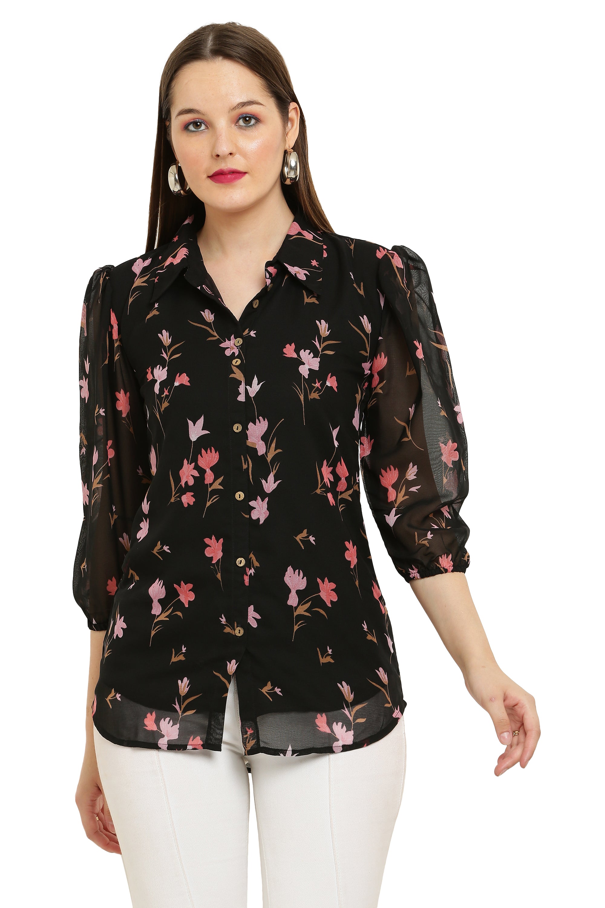 NS Laiba Women's Georgette Tunic