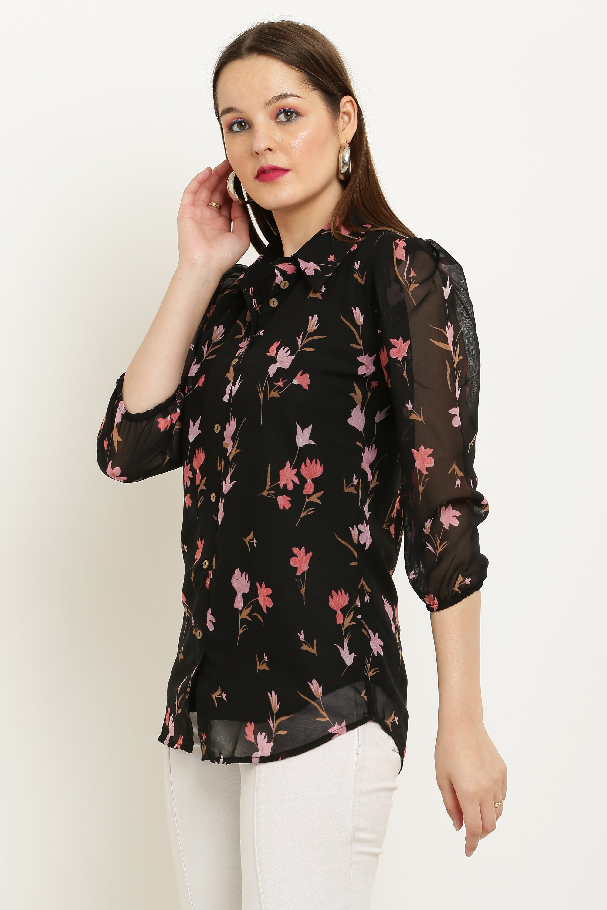 NS Laiba Women's Georgette Tunic